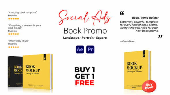 Book Promo Social - VideoHive 45178219