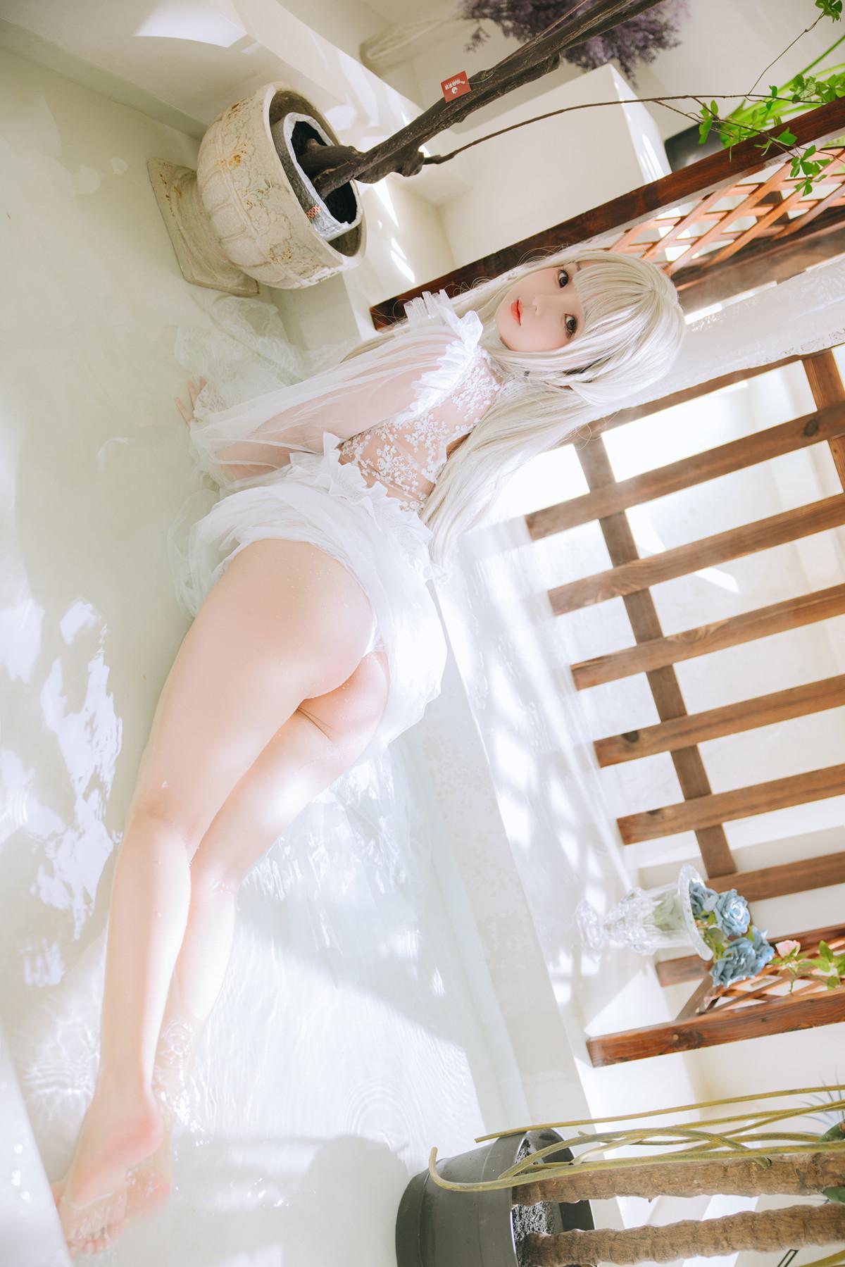 Cosplay Rinaijiao日奈娇 白纱衣 Set.01(56)