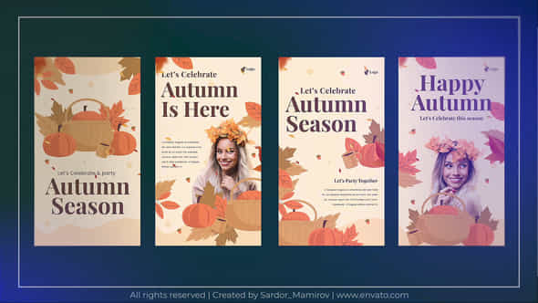 Autumn season instagram - VideoHive 47581961