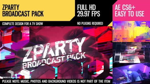 zParty (Broadcast Pack) - VideoHive 20154129
