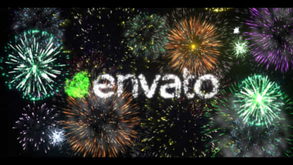 Fireworkscelebrating Logo - VideoHive 14039639