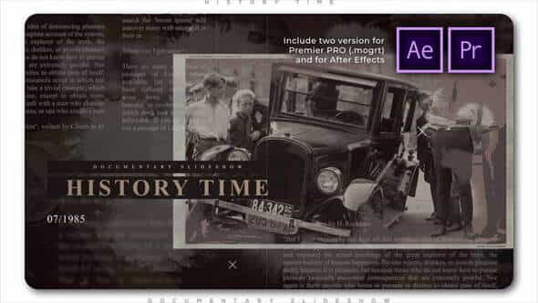 History Time Documentary Slideshow - VideoHive 28040663