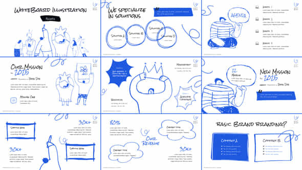 Whiteboard Illustration Video Display After Effect Template - VideoHive 57201500