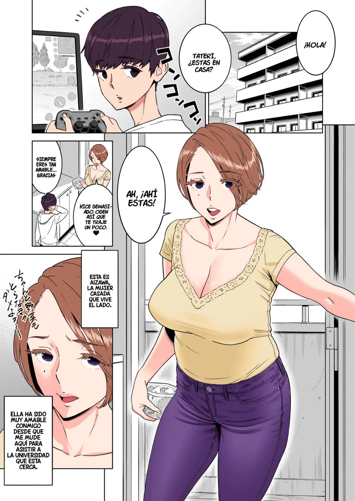 PERDIENDO MI VIRGINIDAD CON LA AMA DE CASA DE AL LADO! - ¡PERDIENDO MI  VIRGINIDAD CON LA AMA DE CASA DE AL LADO! - DoujinsHell