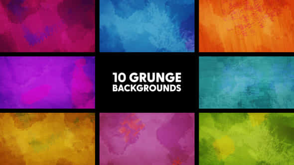 Grunge Backgrounds - VideoHive 42090309