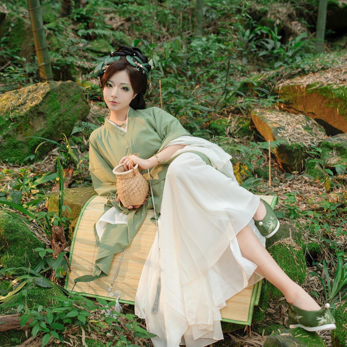 Cosplay Yuuhui玉汇 粽叶仙 Set.01(4)