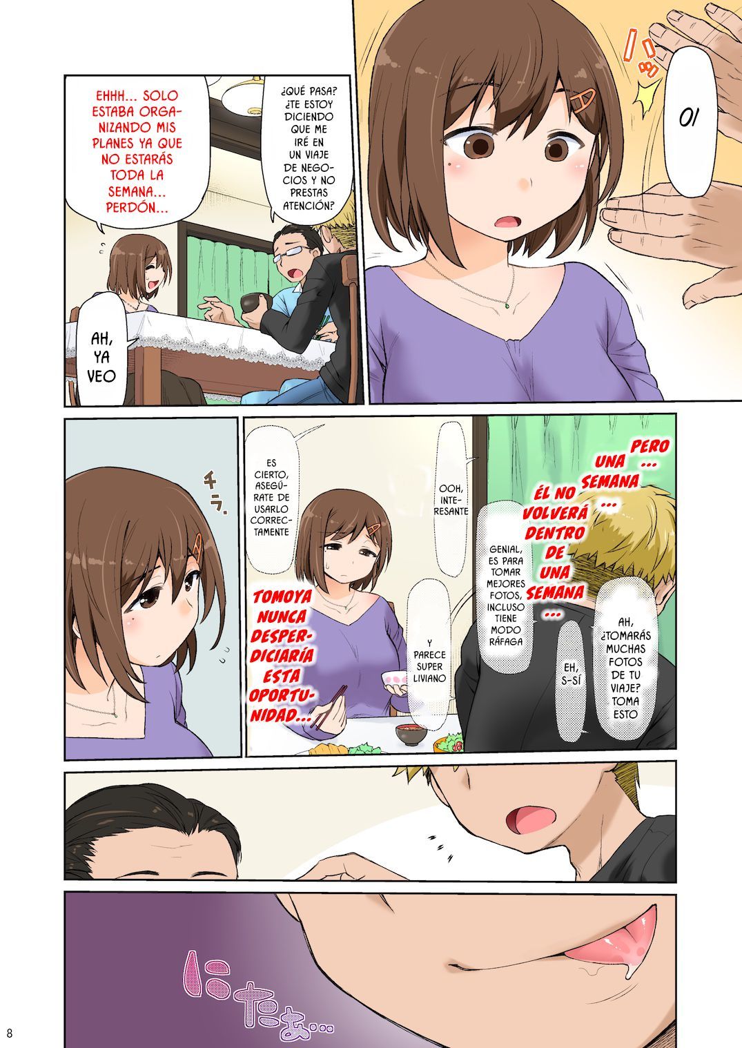 [CELTRANCE (Kogaku Kazuya)] Mama Hame Sex (Tsuya) no Ni [Spanish] [Lanerte]