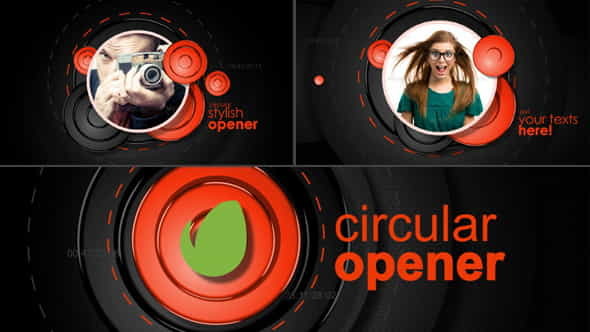 Circular OpenerVideo Display - VideoHive 11482912
