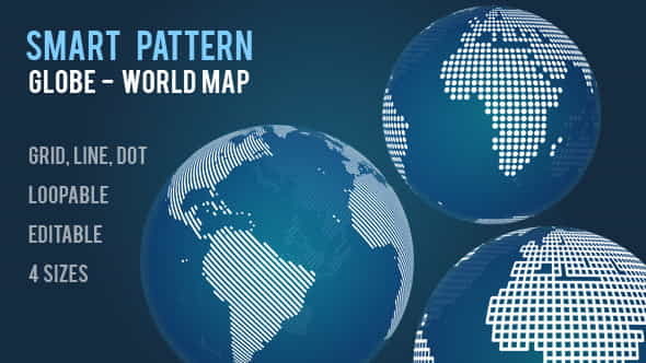 Smart Pattern Globe - World - VideoHive 9467123