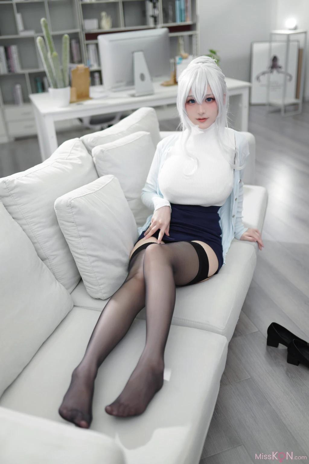 Coser@幼愛Youmeko: 未亡人雪女 (70 photos)(27)