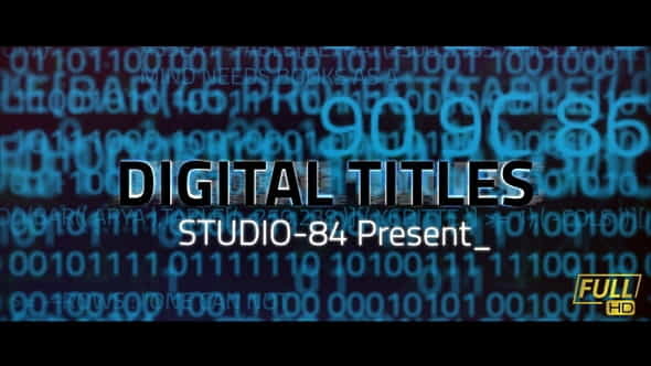Digital Core Titles - VideoHive 24370495