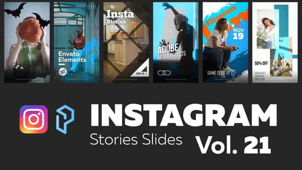 Instagram Stories Slides Vol. 21 - VideoHive 29147075