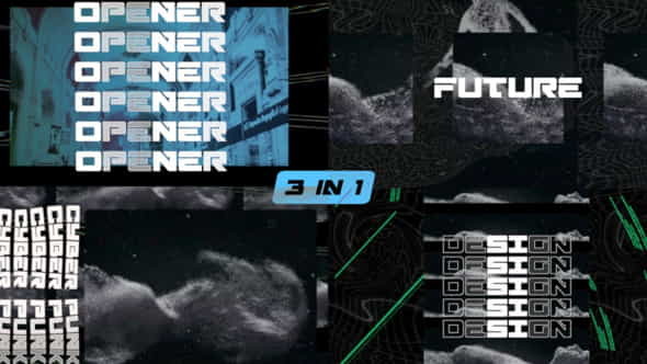 Techno Glitch Opener - VideoHive 26682617