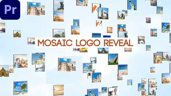 Mosaic Logo Reveal - VideoHive 39144307