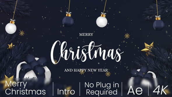 Merry Christmas Intro - VideoHive 35328012