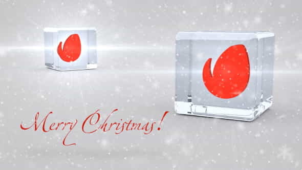 Christmas Glassy Dices - VideoHive 13556332