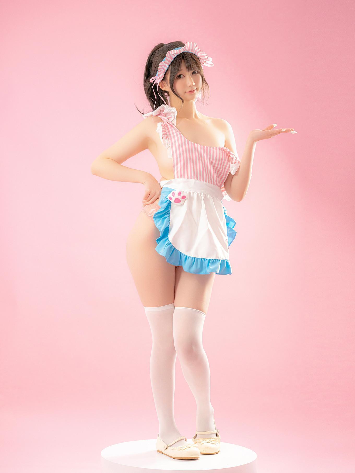 Cosplay Nagisa魔物喵 – メイド喫茶 Set.02(20)