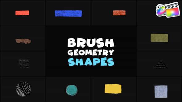 Brush Geomerty Shapes Fcpx - VideoHive 48997472