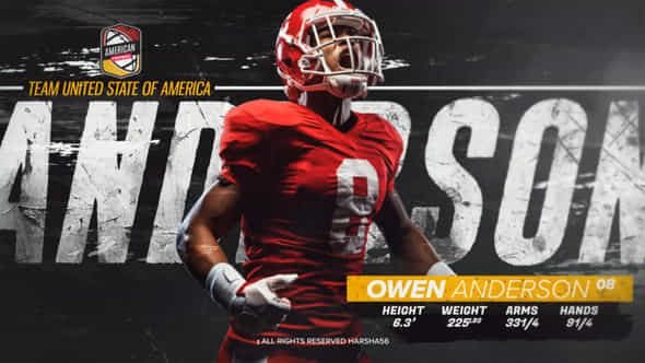 Sports Player Introduction Sports Player Introducing - VideoHive 51109594