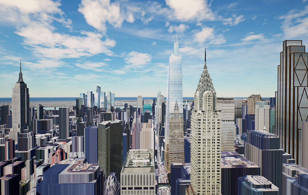 3d new york city model