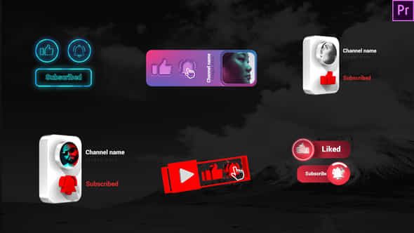 Youtube Creative Subscribe - VideoHive 33461224