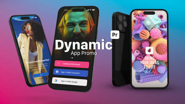 Dynamic App Promo For Premiere Pro - VideoHive 53933508