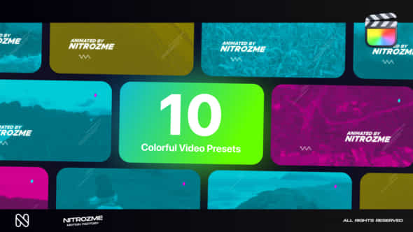 Colorful Typography - VideoHive 44953045