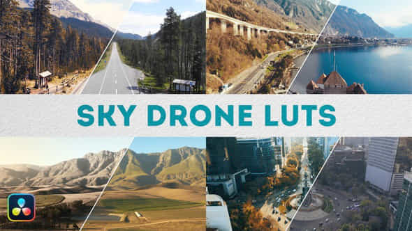 Sky Drone Luts Davinci Resolve - VideoHive 52002409