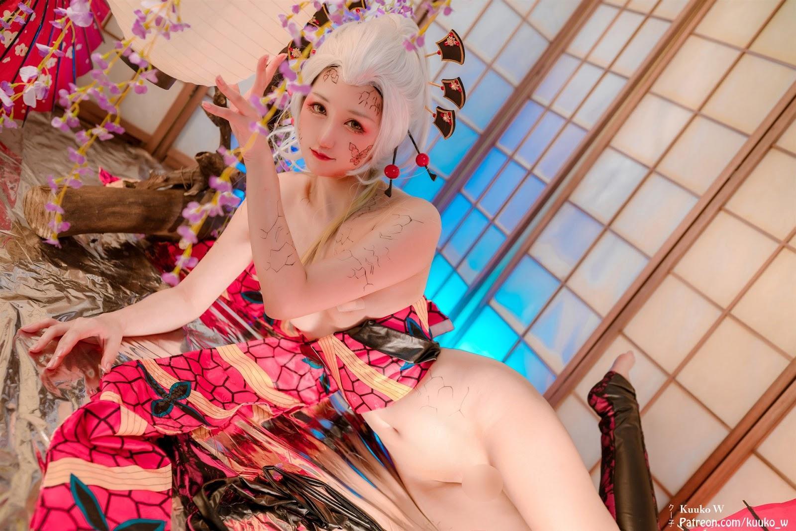 Cosplay KuukoW クー子 Daki 堕姫(26)