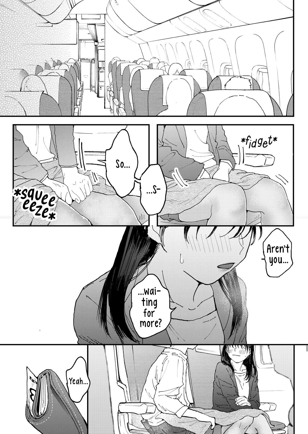 [Denbu Momo] Muramura OL-san wa Hikouki no Naka demo Seiyoku o Mitashitai  Horny OL-san, even on an Airplane, Wants To Satisfy Her Sexual Desires [English] [Digital]