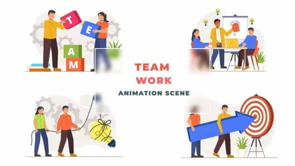 Office Team Work - VideoHive 39652713