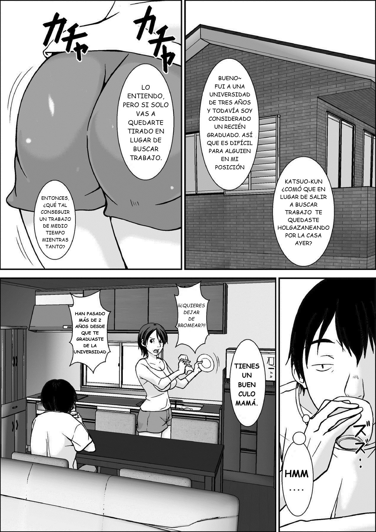 [Hoyoyodou] Kora! Anta Hahaoya o Kudoite Nani Shiyoutte Iu no!  ¡Oye! ¡¿Qué haces seduciendo a tu madre! [Spanish] [GB]