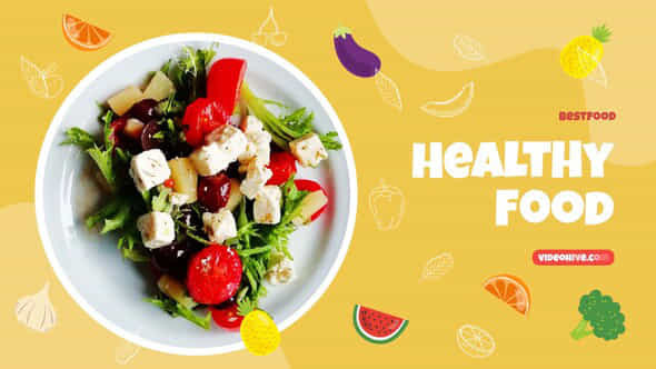 Healthy Food Menu - VideoHive 38361307