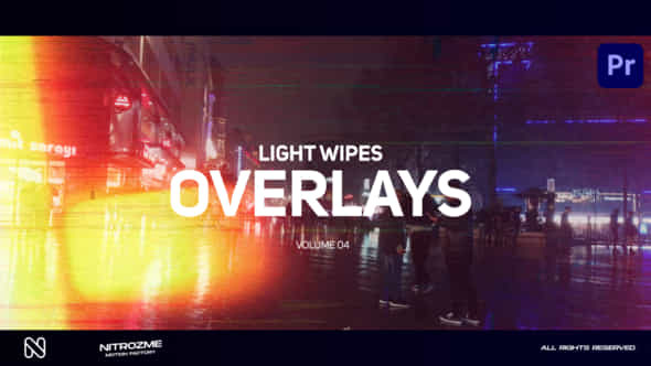 Light Wipe Overlays Vol 04 For Premiere Pro - VideoHive 49095626