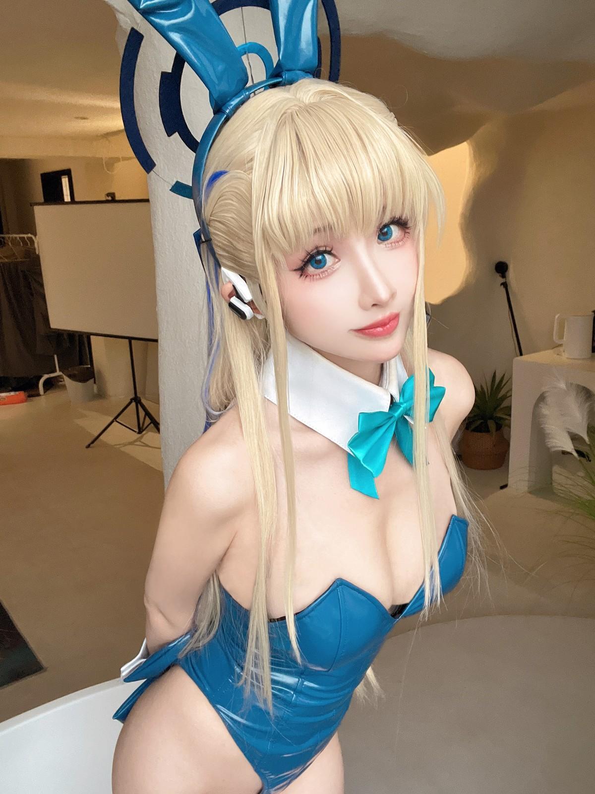 Cosplay Rioko凉凉子 碧蓝档案 TOKI兔兔(39)