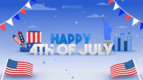 Independence Day Greeting - VideoHive 45332208