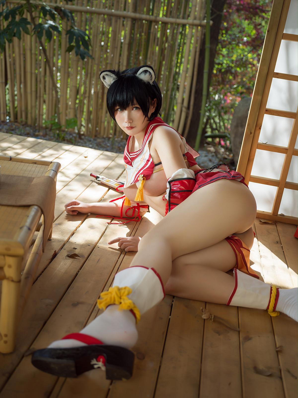 Cosplay 麻花麻花酱 椿 Tsubaki(30)