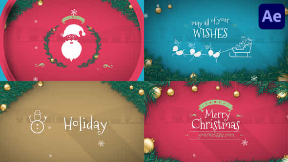 Christmas Santa Wishes For After Effects - VideoHive 49370519