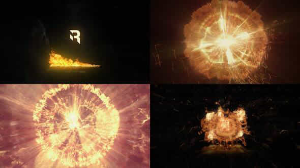 Fire Shockwave Logo Revea - VideoHive 52201157