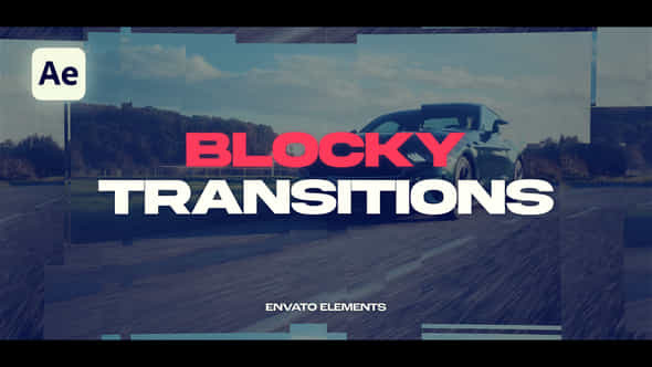 Transitions Blocks Transitions - VideoHive 58242914