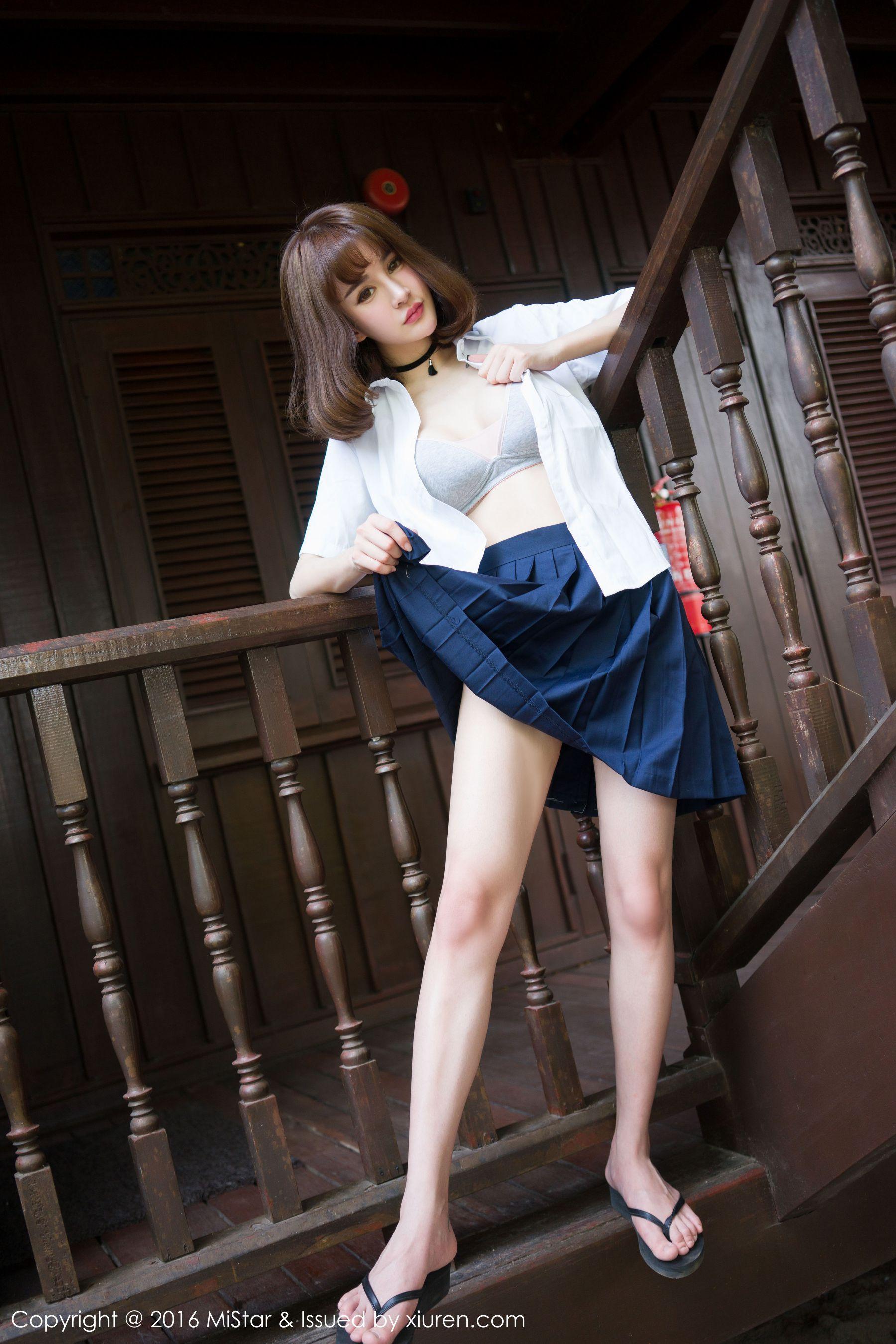 Cheryl青树《兰卡威旅拍》比基尼+校服 [魅妍社MiStar] Vol.076 写真集(33)