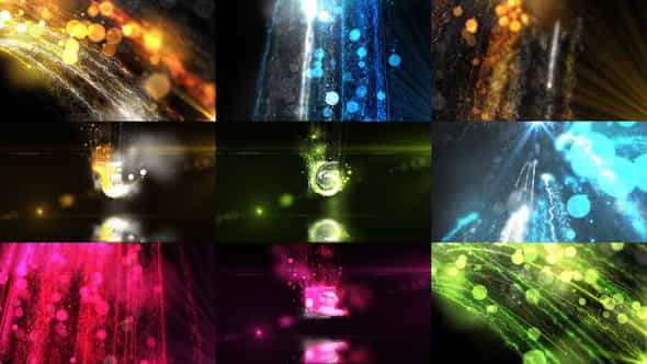 Glowing Particals Logo Reveal 39 - VideoHive 28560387