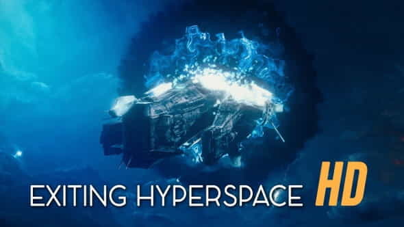 Exiting Hyperspace Travel HD - VideoHive 26479123