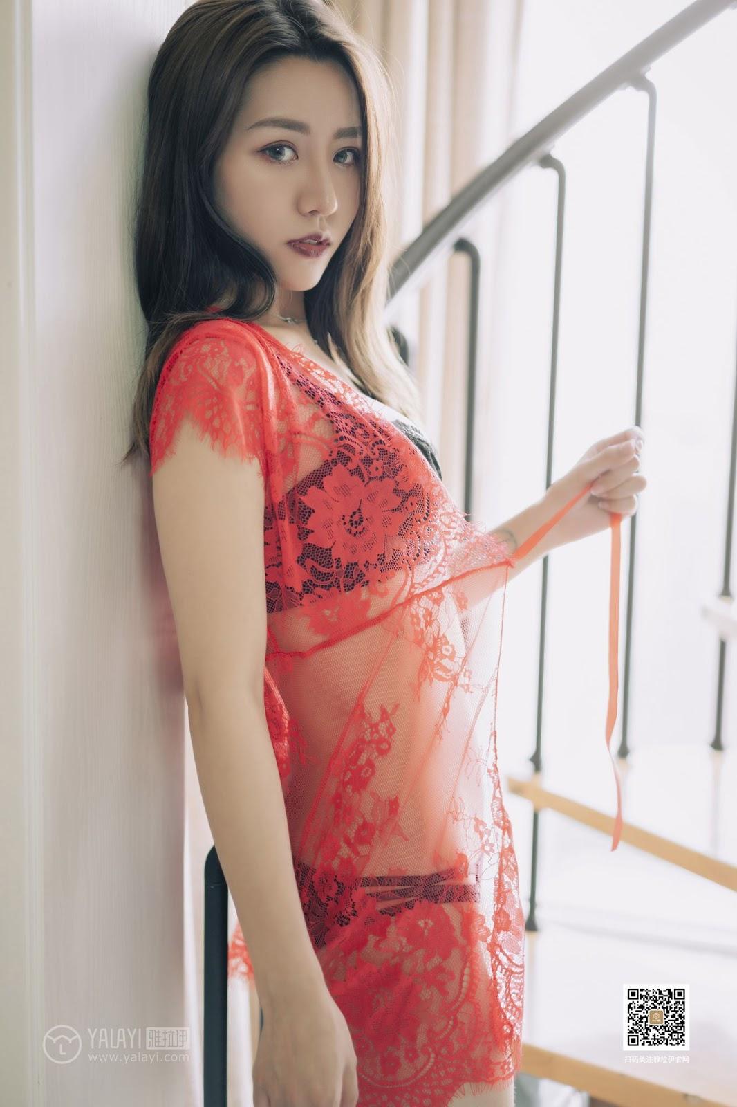 [YALAYI雅拉伊] 2019.08.27 No.381 红与黑芊芊(40)