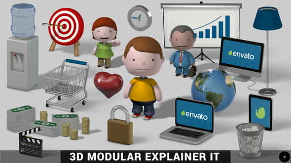 3D Modular Explainer Kit - VideoHive 9286580