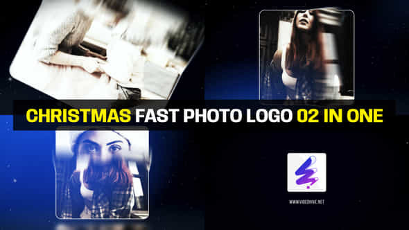 Christmas Fast Photo Logo - VideoHive 55620189