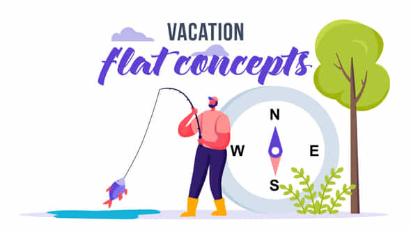 Vacation - Flat - VideoHive 33008004