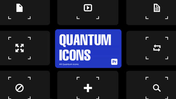 Quantum Icons - VideoHive 45606201