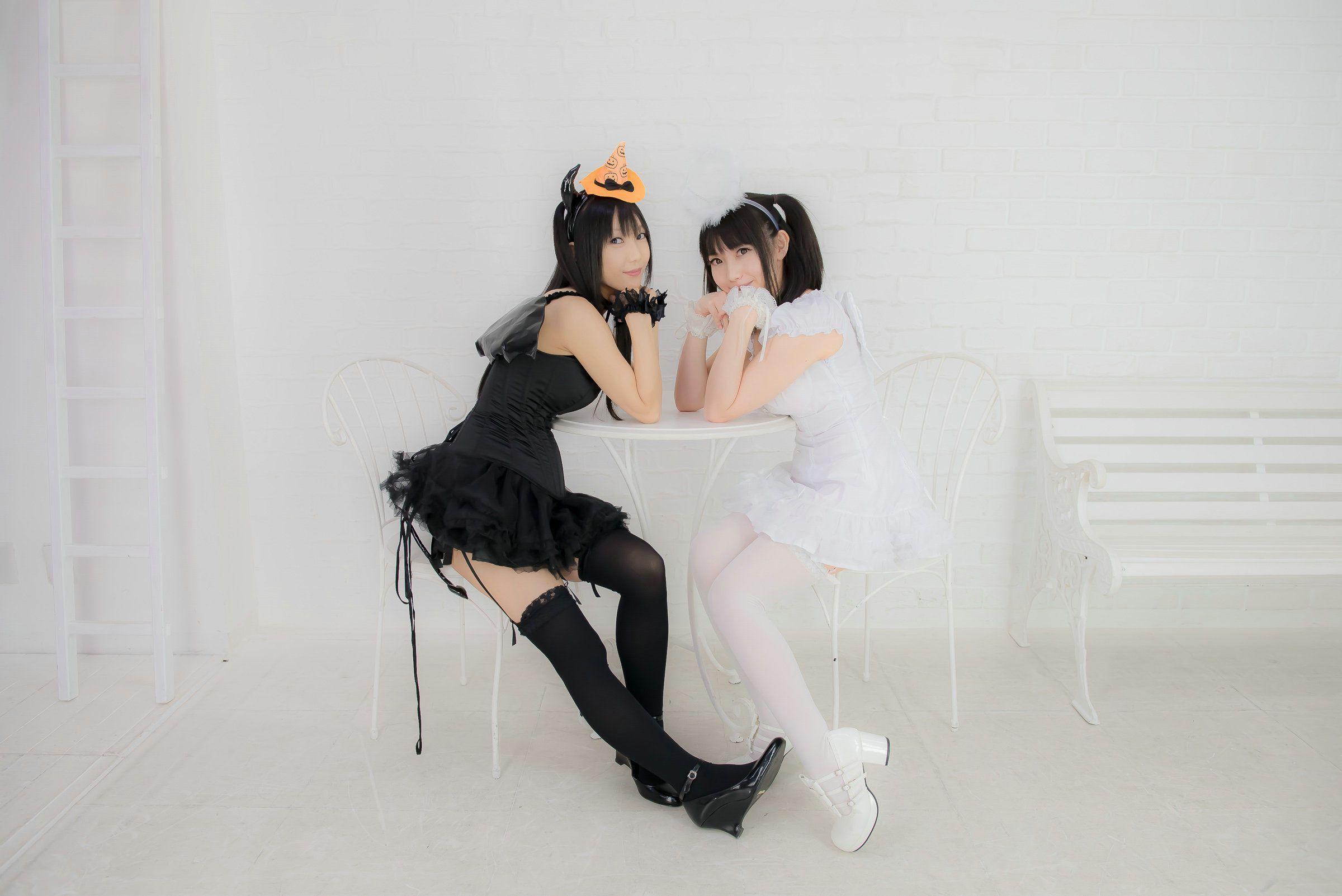 れんふりーど&天使みゅ。《Twin Closet》 [Heruheru3] 写真集(83)