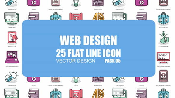 Web Design - Flat Animation - VideoHive 23370362